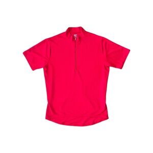 MEC Mountain Equipment Coop Red Cycling Jersey Pocket Back Size Mens L